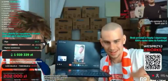 HIT! Robert Lewandowski robi 67 na streamie Łatwoganga xD [VIDEO]